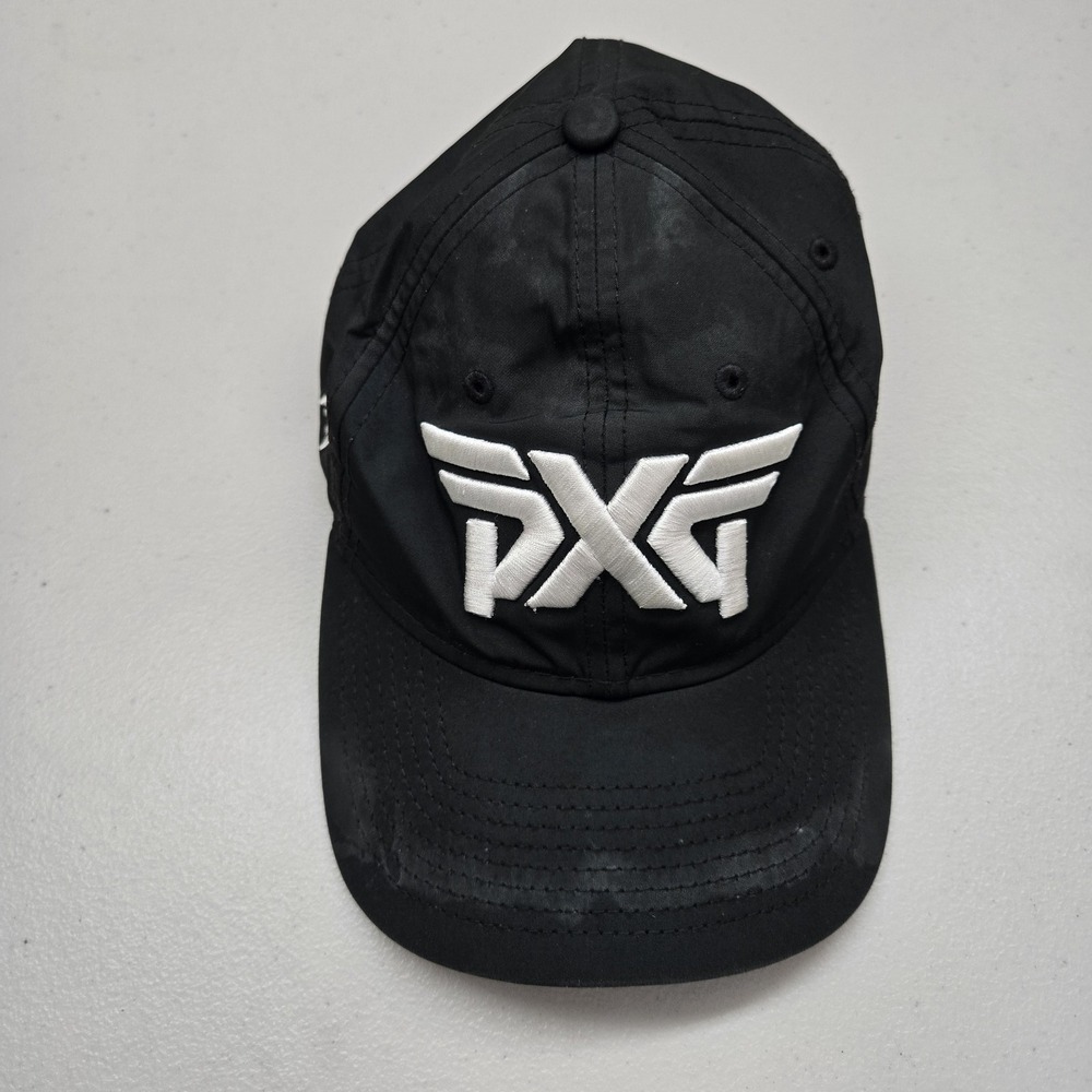 PXG Unisex Baseball Cap OS Black Curved Buckle Golf New Era Embroidered READ